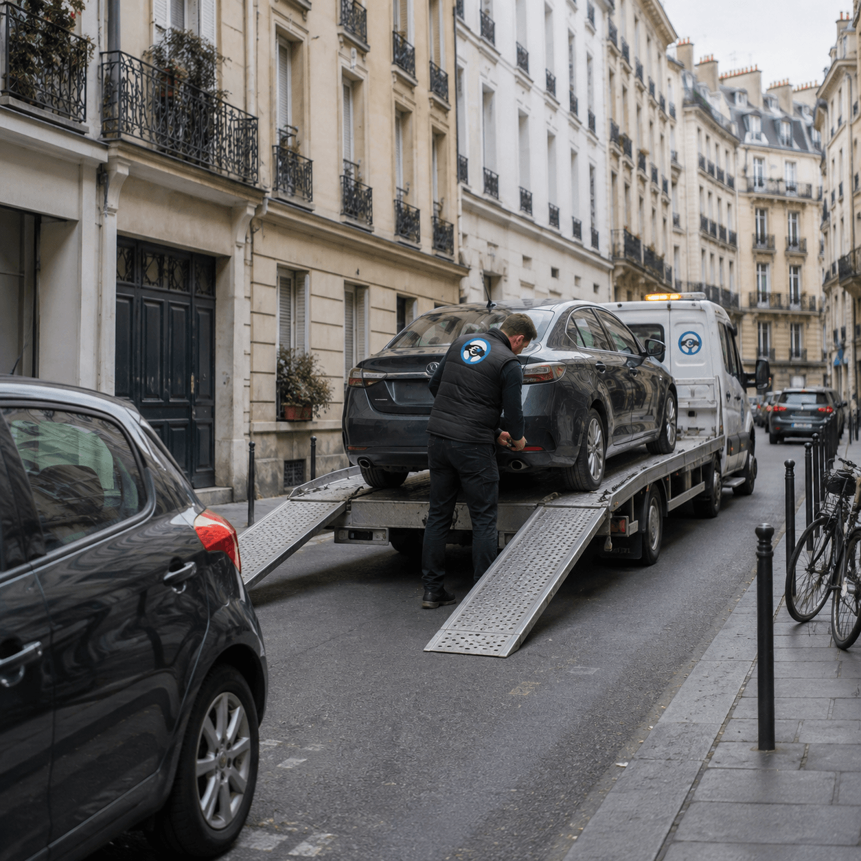 Reprise voiture à Paris, stationnement et accessibilité du véhicule avec Delivauto pour organiser plus facilement l’estimation, l’enlèvement ou la récupération d’une voiture d’occasion dans la capitale. À Paris, le lieu où se trouve le véhicule joue un rôle important dans la reprise. Une voiture stationnée dans une rue étroite, un parking souterrain, une cour intérieure, un garage privé, une résidence, un boulevard très fréquenté ou une zone difficile d’accès ne demande pas la même organisation qu’un véhicule garé devant un domicile avec accès direct. C’est encore plus vrai lorsque la voiture est en panne, non roulante, accidentée, moteur HS, sans contrôle technique ou immobilisée depuis longtemps.
Delivauto tient compte de ces éléments pour étudier la reprise d’une voiture à Paris dans les meilleures conditions possibles. Le propriétaire doit idéalement préciser l’adresse ou le quartier, le type de stationnement, la hauteur du parking, la largeur d’accès, la présence d’une rampe, d’un portail, d’un badge, d’un gardien, d’une borne, d’une pente, d’un sous-sol ou d’une sortie compliquée. Ces informations permettent d’anticiper l’organisation, surtout si la voiture ne démarre plus, si elle ne peut pas être déplacée facilement ou si un enlèvement spécifique doit être prévu.
Le service peut concerner une voiture roulante, immobilisée, en panne, moteur HS, boîte de vitesses HS, accidentée, sans CT, non roulante, fortement kilométrée, avec voyant moteur, défaut AdBlue, FAP bouché, joint de culasse, batterie morte ou gros frais de réparation. À Paris, une citadine, berline, SUV, utilitaire, hybride, électrique, diesel ou essence peut être étudiée selon son état réel, sa localisation et son accessibilité.
L’objectif est de proposer une estimation cohérente et une reprise organisée sans mauvaise surprise. Une voiture située dans un parking bas, dans une rue très fréquentée ou dans un garage difficile d’accès peut demander plus de préparation qu’un véhicule facilement accessible. Avec Delivauto, le lieu de stationnement devient une information utile pour simplifier la reprise, éviter les complications le jour de l’enlèvement et vendre plus sereinement une voiture d’occasion à Paris.