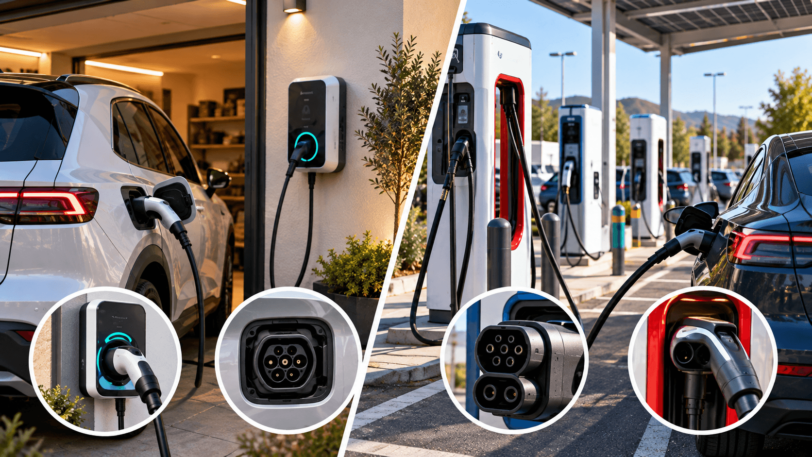 Quels sont les différents types de bornes de recharge électrique et comment choisir entre AC, DC, prise domestique, Type 2, CCS ou Superchargeur Tesla ? Toutes les bornes ne fonctionnent pas de la même manière et surtout, toutes ne permettent pas de recharger à la même vitesse. Avant de brancher une voiture électrique, il faut comprendre trois éléments : le type de courant utilisé, la puissance acceptée par la borne et la puissance réellement supportée par le véhicule. La recharge AC, ou courant alternatif, est principalement utilisée à domicile, au travail, dans les parkings et sur de nombreuses bornes urbaines. Elle peut commencer avec une prise domestique autour de 2,3 kW, une prise renforcée autour de 3,2 kW, puis monter à 7,4 kW, 11 kW ou parfois 22 kW sur une borne dédiée. En Europe, le connecteur Type 2 constitue le standard principal pour cette recharge AC. La vitesse réelle dépend toutefois du chargeur embarqué dans la voiture : brancher un véhicule limité à 7,4 kW sur une borne 22 kW ne signifie pas qu’il chargera à 22 kW. La recharge DC, ou courant continu, est destinée aux recharges rapides et ultra-rapides. Contrairement à l’AC, l’électricité est convertie directement par la borne avant d’être envoyée vers la batterie. Cela permet d’atteindre des puissances beaucoup plus élevées : 50 kW, 100 kW, 150 kW, 250 kW, 300 kW ou davantage selon les infrastructures et les véhicules. Le connecteur CCS Combo 2 est aujourd’hui le standard européen principal pour la recharge rapide. Le CHAdeMO existe encore sur certains véhicules plus anciens, mais il devient beaucoup moins courant sur les nouveaux modèles. La puissance maximale affichée par une borne n’est jamais une garantie de vitesse pour toutes les voitures. Un véhicule limité à 100 kW en courant continu ne prendra pas 300 kW simplement parce qu’il est branché à une borne de 300 kW. La batterie, son niveau de charge, sa température, le préconditionnement, la courbe de recharge et les caractéristiques du véhicule peuvent limiter la puissance réellement reçue. Pour comparer deux voitures électriques, le temps nécessaire pour passer par exemple de 10 à 80 % est souvent plus utile que la seule puissance maximale annoncée. Les Superchargeurs Tesla sont des bornes rapides DC développées pour les longs trajets. En France, de nombreuses stations atteignent jusqu’à 250 kW et certaines sont désormais accessibles non seulement aux Tesla mais aussi aux autres voitures électriques compatibles CCS. Leur intérêt vient de la puissance disponible, de la densité du réseau et, pour les véhicules Tesla, de l’intégration de la planification des arrêts directement dans le système de navigation. Le choix de la borne dépend donc avant tout de l’usage. Pour une recharge nocturne quotidienne, une borne AC à domicile peut être largement suffisante. Pour une recharge pendant les courses ou au travail, une borne Type 2 de 7 à 22 kW peut convenir. Pour un trajet autoroutier ou un besoin de récupérer rapidement beaucoup d’autonomie, une borne DC rapide, CCS ou Superchargeur devient plus adaptée. Il faut toujours vérifier les capacités de la voiture avant de chercher la borne la plus puissante disponible. Delivauto peut également étudier la reprise d’une voiture électrique lorsque sa recharge devient trop lente, que son autonomie ne correspond plus aux besoins ou que le propriétaire souhaite passer à un modèle acceptant une puissance DC plus élevée. Tesla Model 3 ou Model Y, Peugeot e-208, Renault Zoé ou 5 E-Tech, Dacia Spring, MG4, Hyundai Kona Electric, Kia Niro EV, Volkswagen ID.3 ou autre véhicule électrique peuvent être étudiés selon leur batterie, leur kilométrage, leur état général et leur système de recharge, y compris en cas de défaut de charge ou de batterie fatiguée selon le dossier.